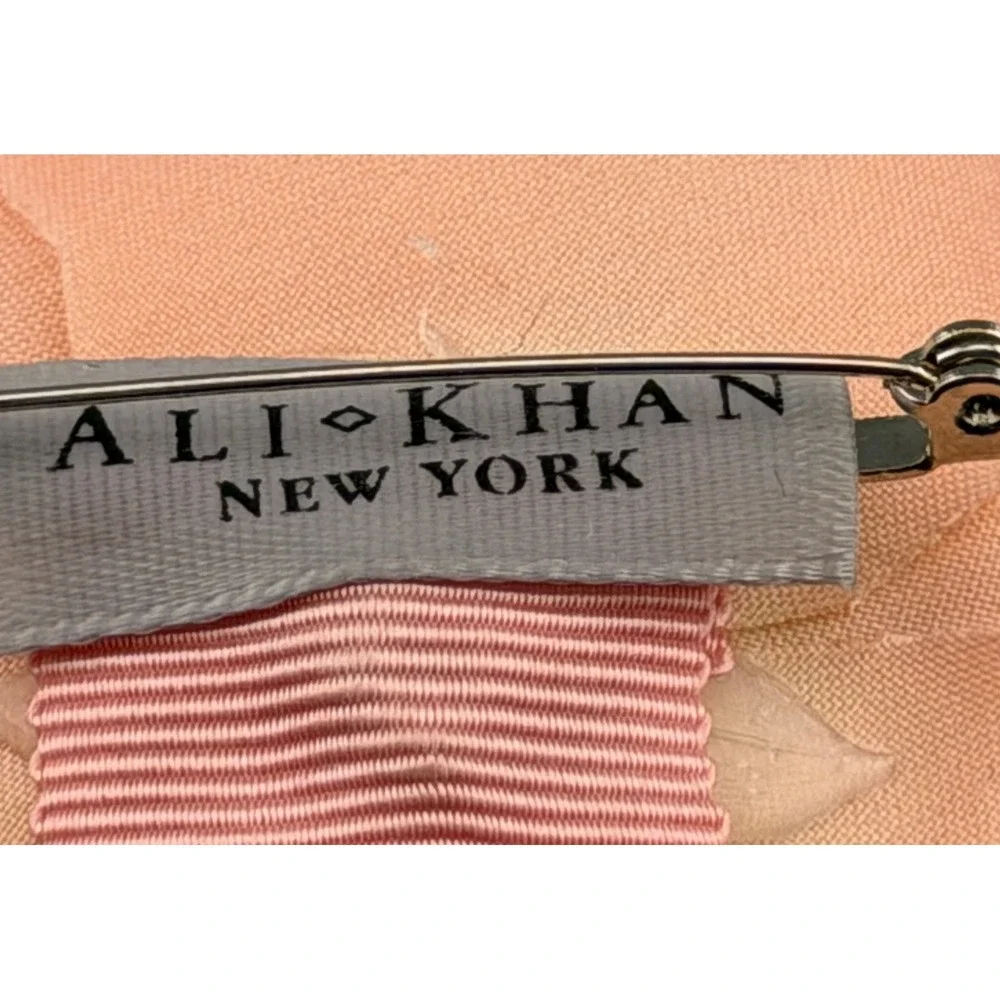 Ali Khan New York pictured peach
